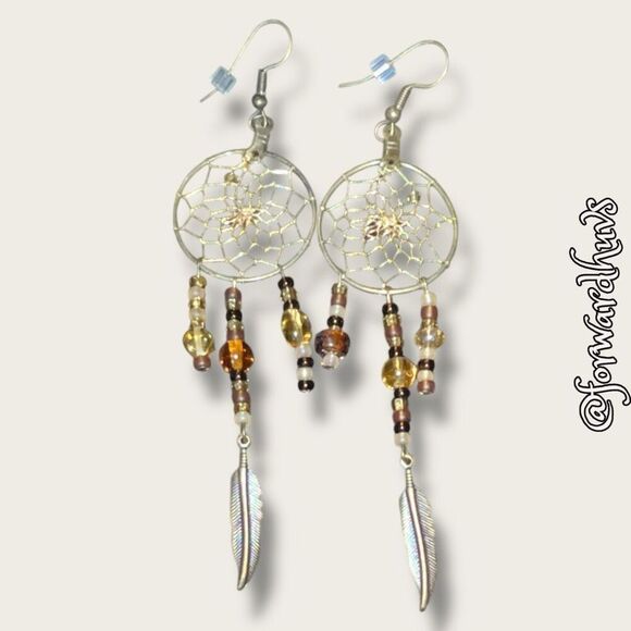Bundle Sale 3 for $15 | Dreamcatcher Dangle Earrings – Intricate and Symbolic - Picture 3 of 6